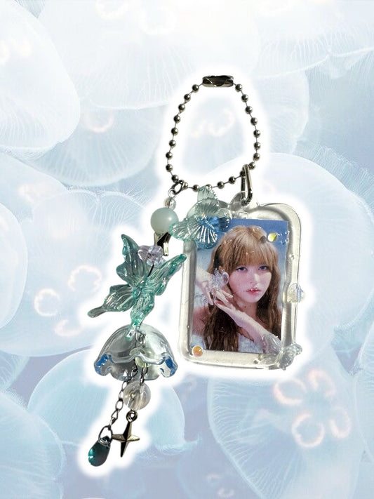 Nmixx jellyfish inspired keychains Lily