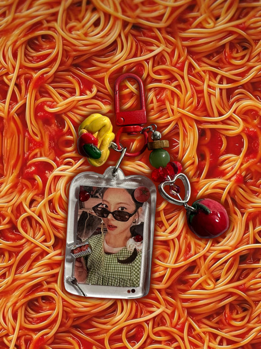 Le Sserafim Spaghetti Kazuha inspired keychain