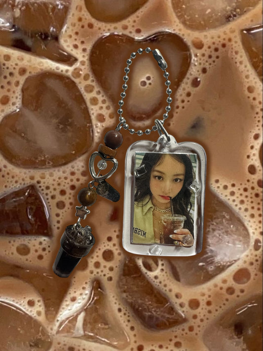 Twice coffee inspired keychain Jihyo (Copy)