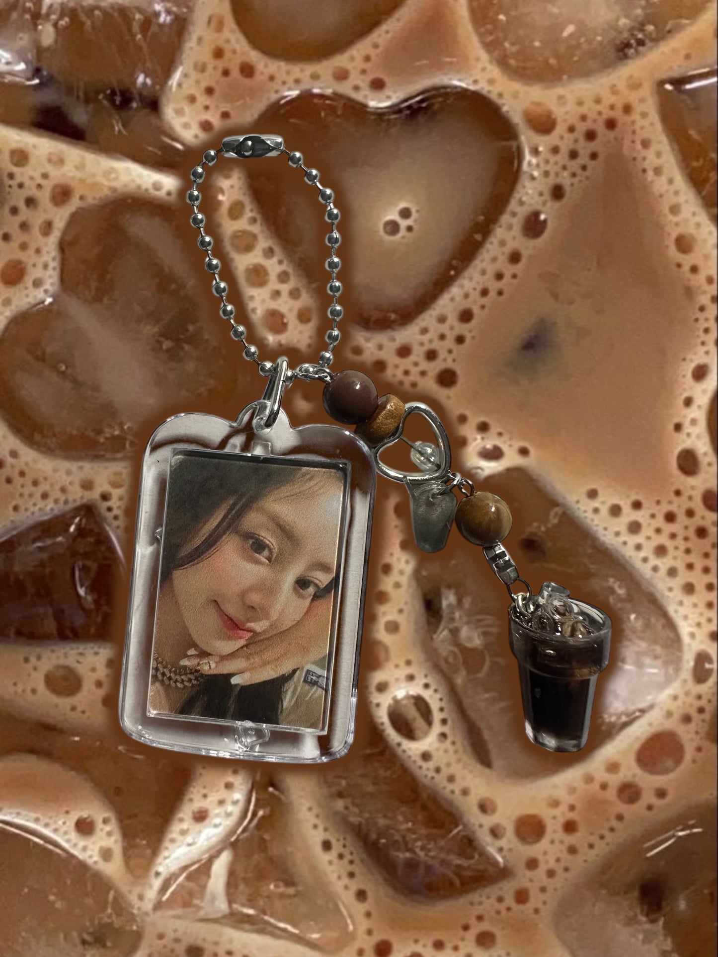 Twice coffee inspired keychain Jihyo (Copy)