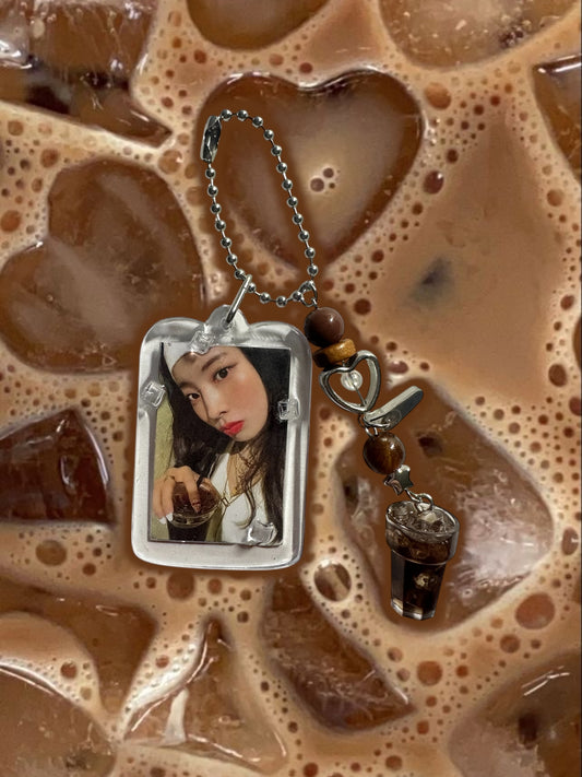 Twice coffee inspired keychain Tzuyu