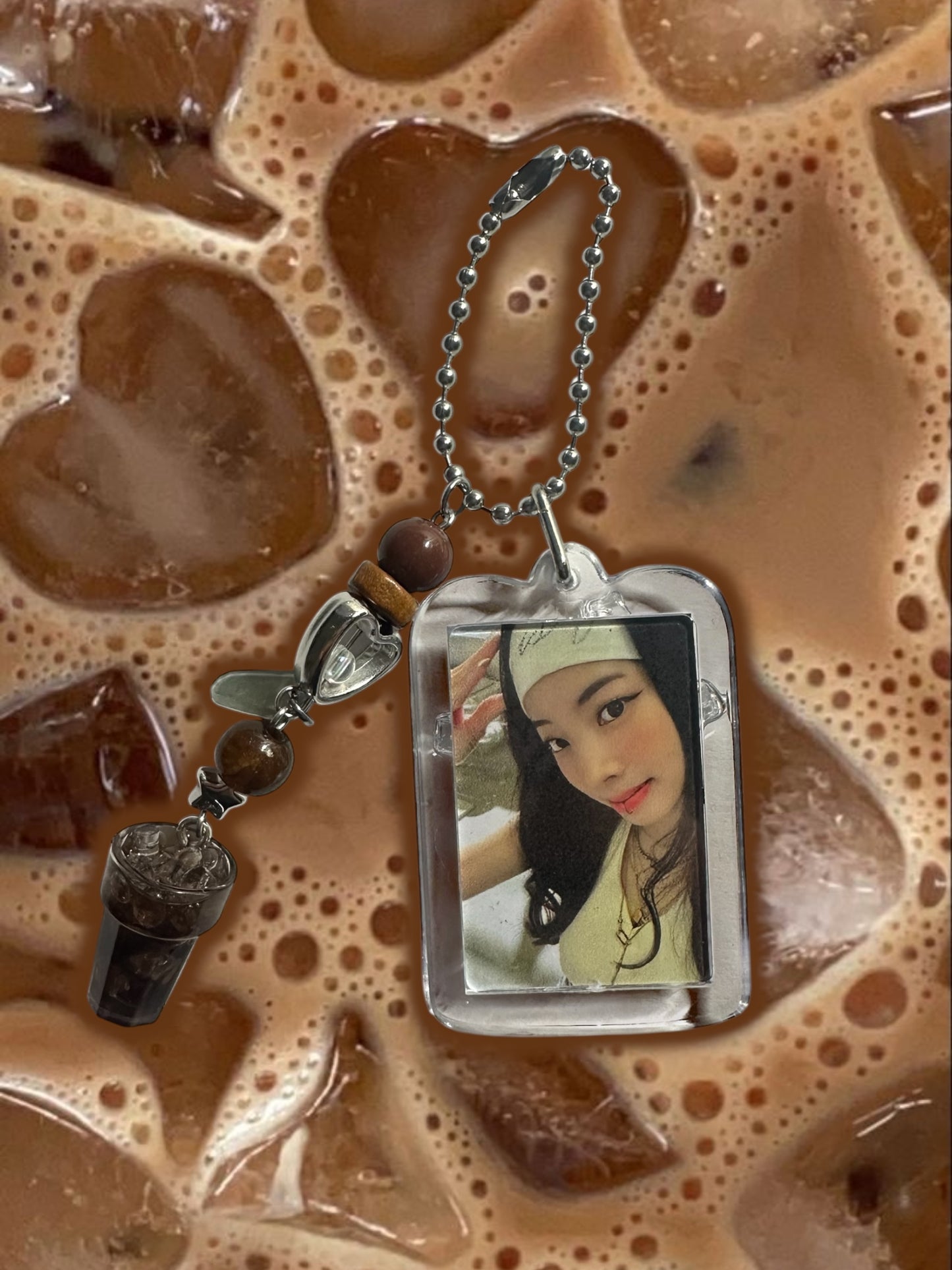 Twice coffee inspired keychain Tzuyu