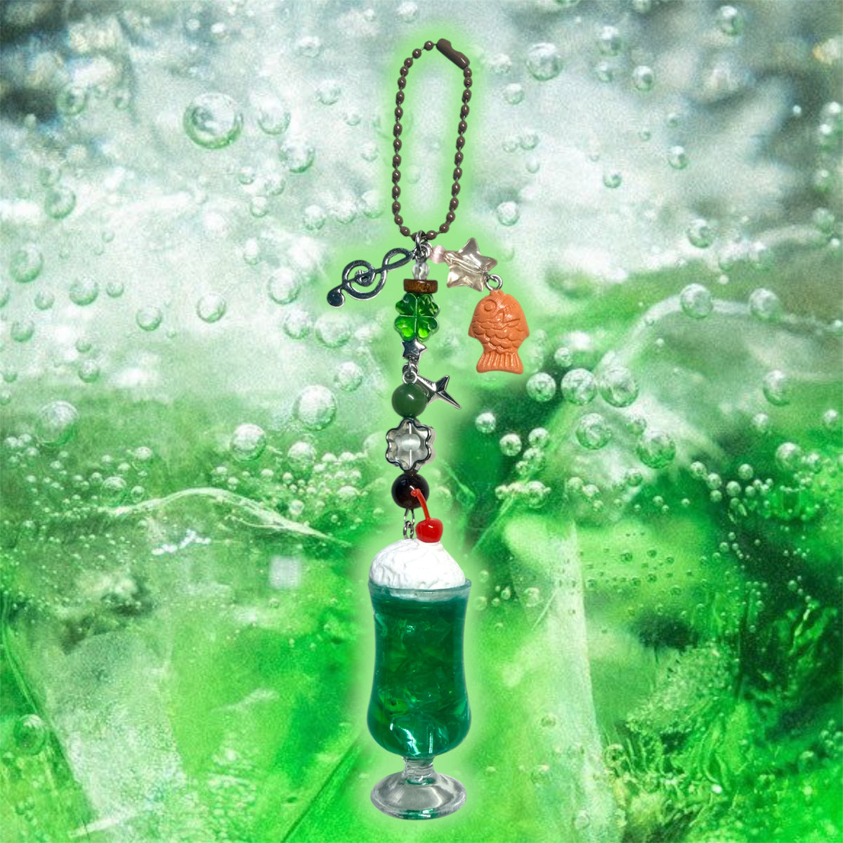 Dessert Green Cream Soda Inspired Keychain (Copy)