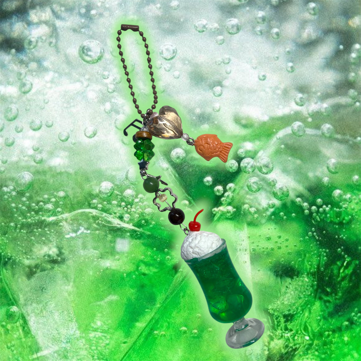 Dessert Green Cream Soda Inspired Keychain (Copy)