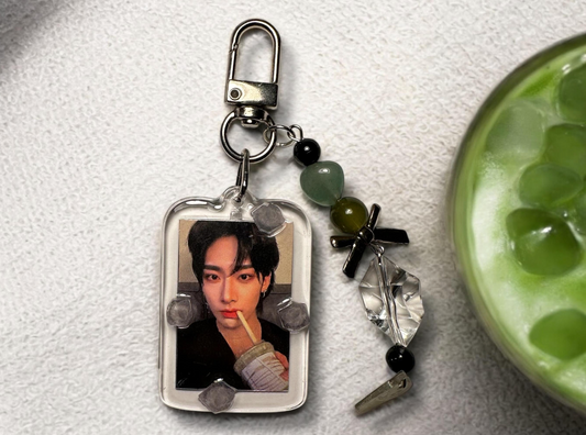 ZBI ZEROBASEONE Ricky matcha inspired keychain