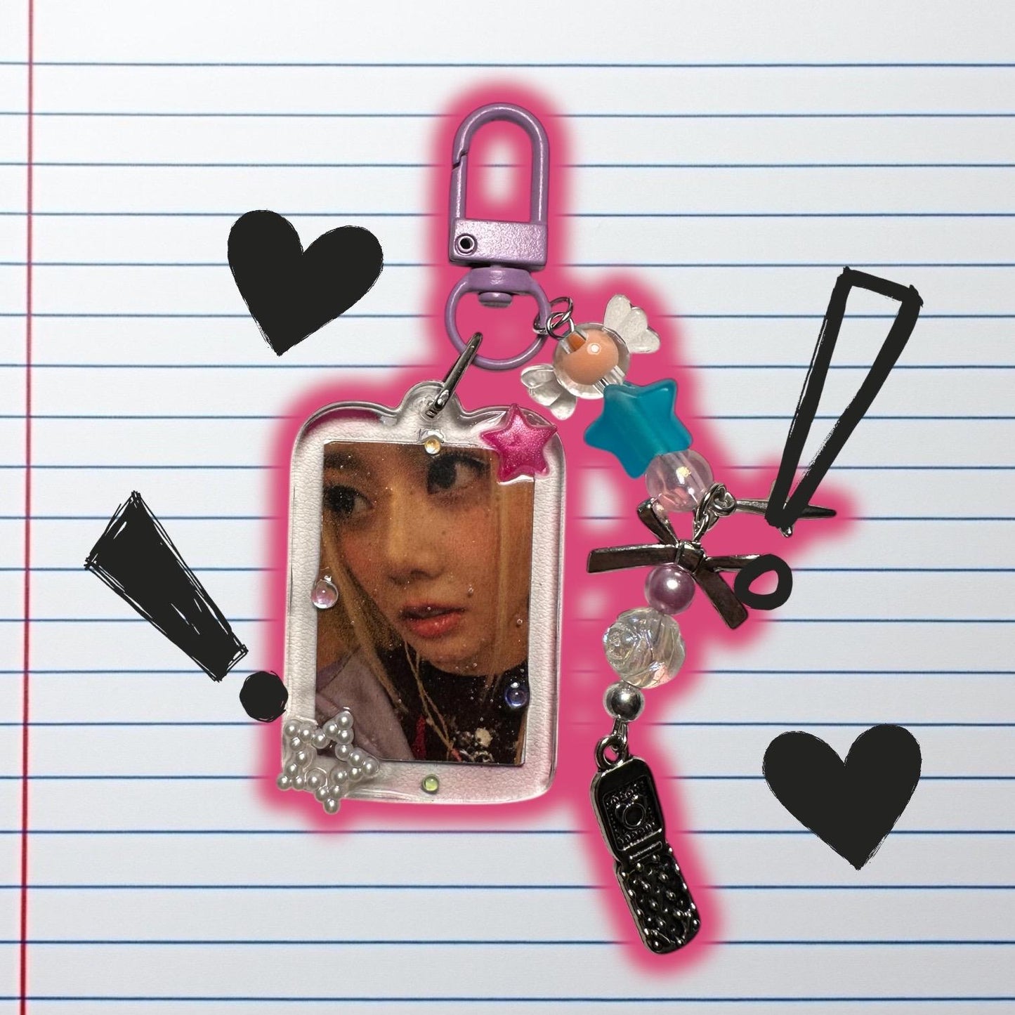 Xg Xtradinary Girls Hinata inspired keychain