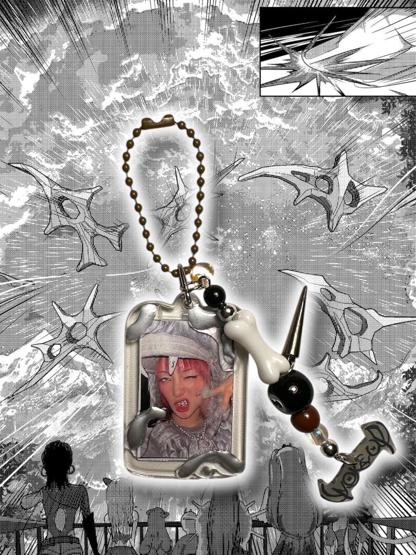 XG Xtradinary Girls Jurin Woke up inspired keychain